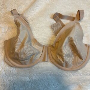 Bali Floral Patterned Tan Bra